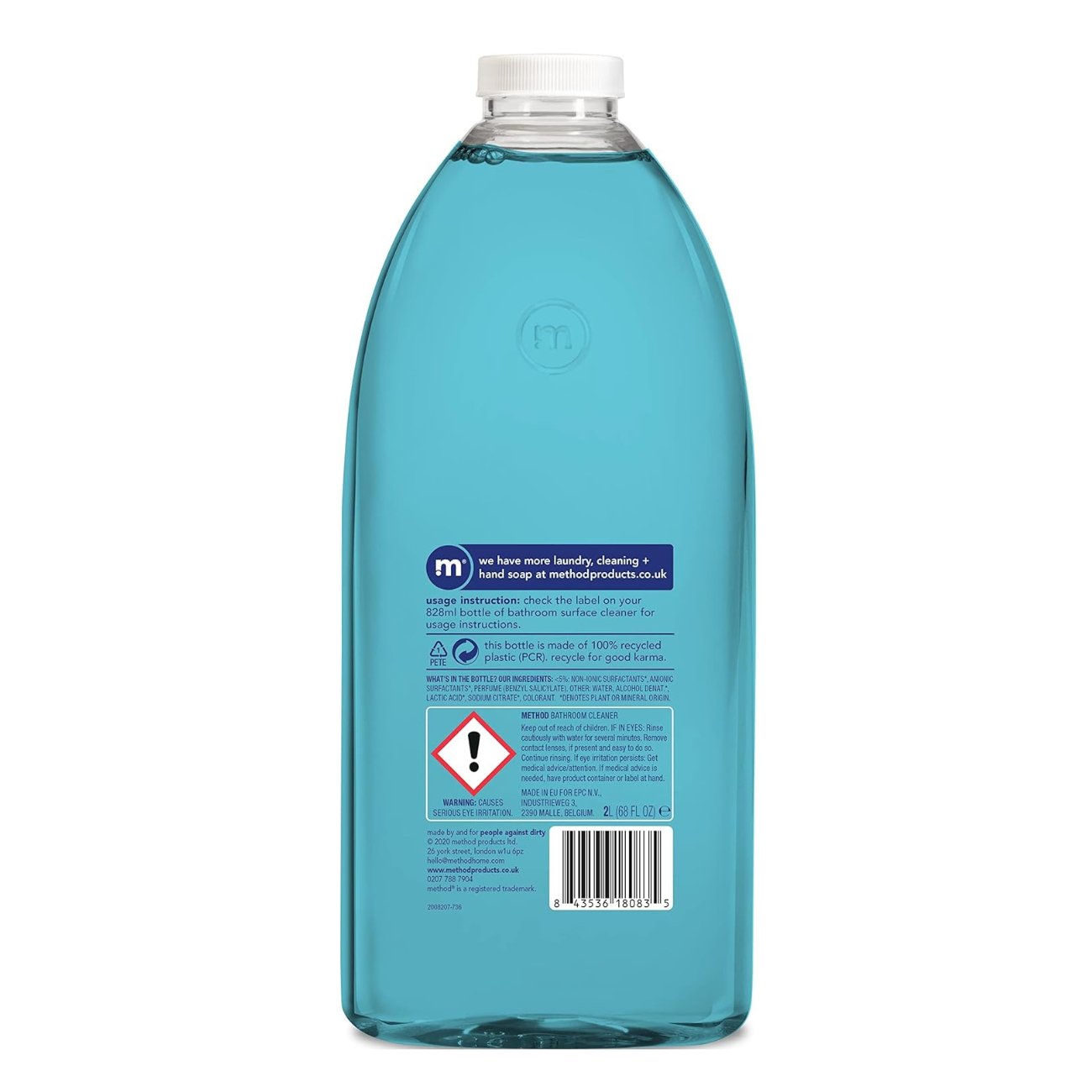 Bathroom Cleaner Refill 2L - Method - All Purpose Cleaner - Eco Natural Products