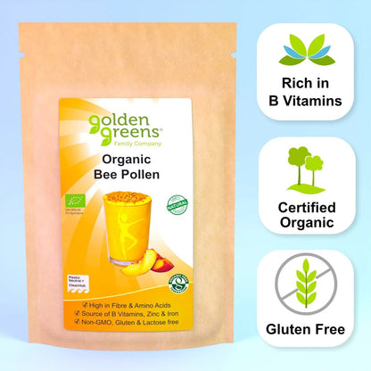 Bee Pollen 100g - Golden Greens Organic - Vitamins & Supplements - Eco Natural Products
