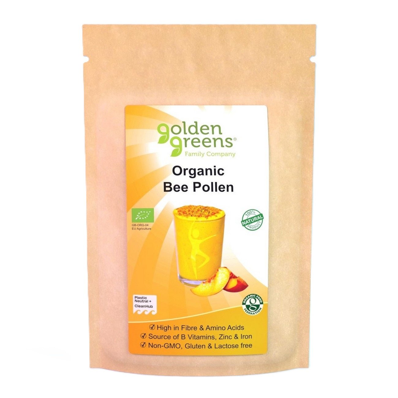 Bee Pollen 100g - Golden Greens Organic - Vitamins & Supplements - Eco Natural Products