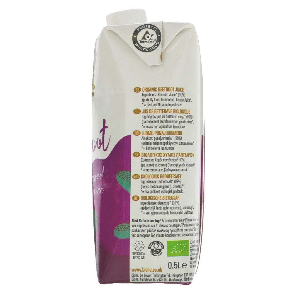 Beetroot Juice Pressed 0.5L - Biona - Juice - Eco Natural Products