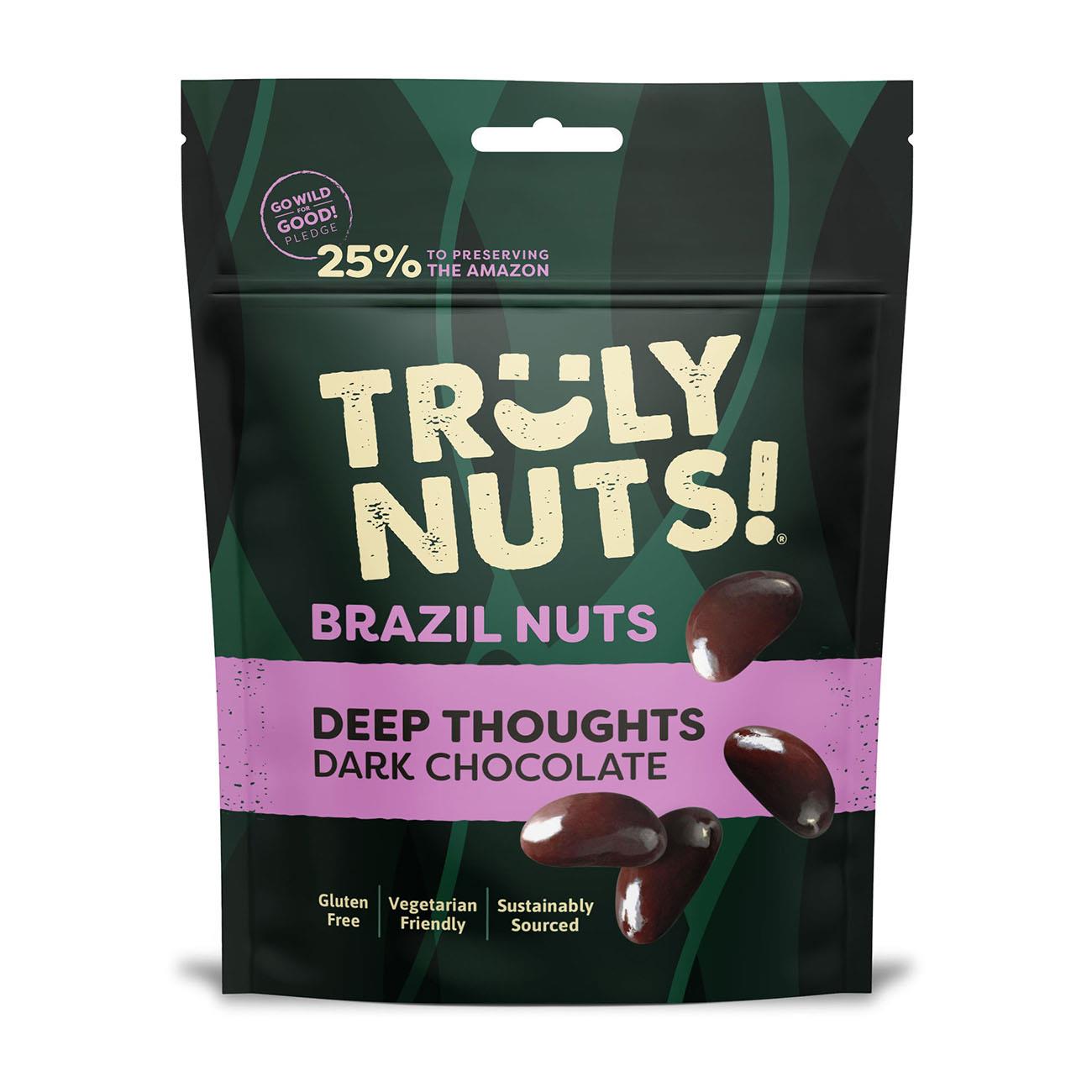 Belgian Dark Chocolate Brazil Nuts 120g - Eco Natural Products - Truly Nuts! - Chocolate