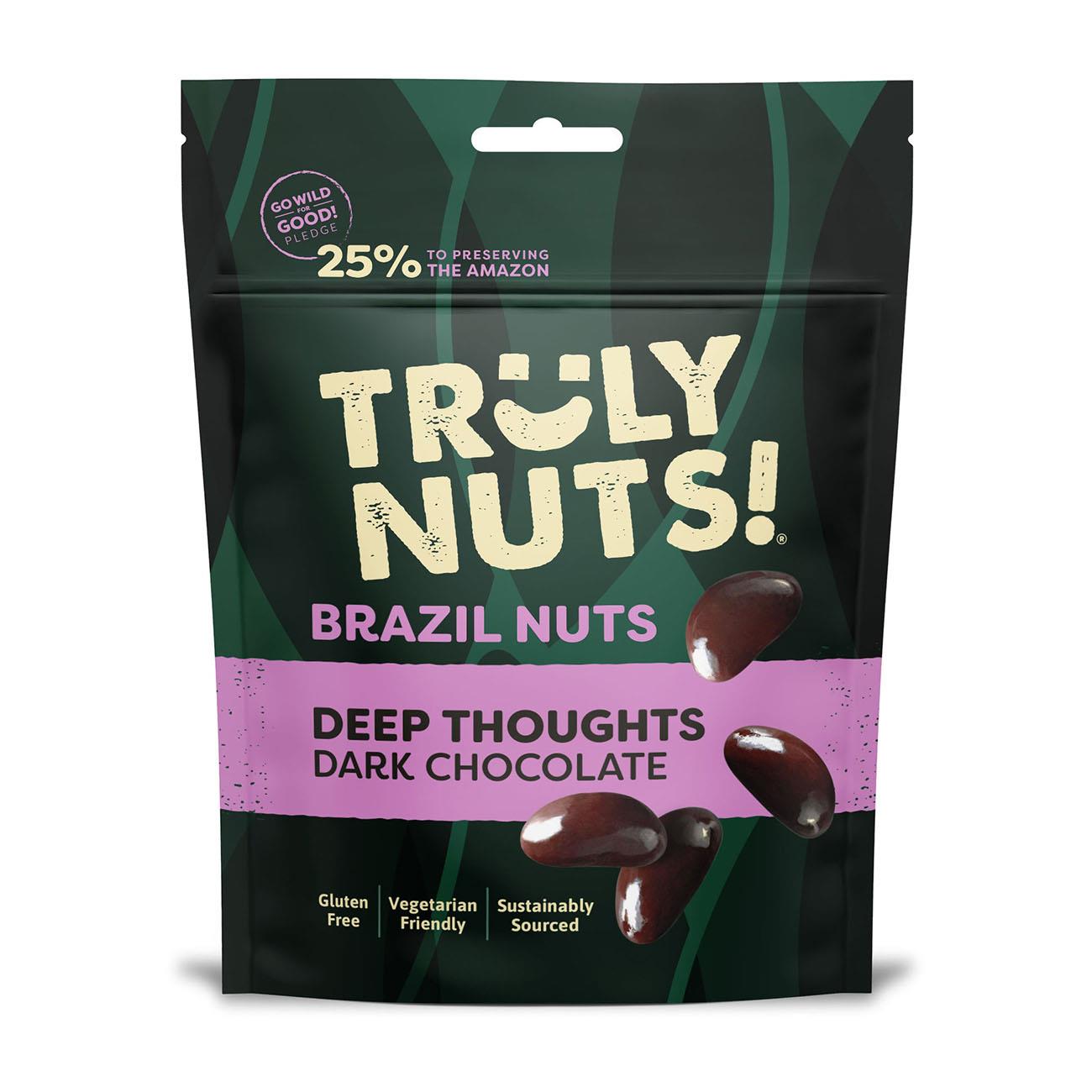 Belgian Dark Chocolate Brazil Nuts 120g - Truly Nuts! - Chocolate - Eco Natural Products