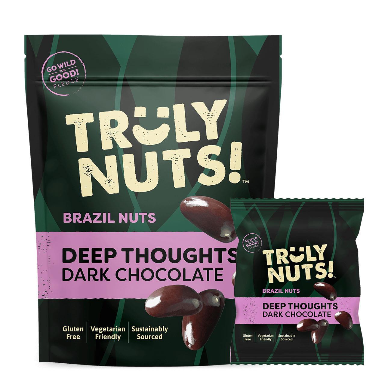 Belgian Dark Chocolate Brazil Nuts 120g - Truly Nuts! - Chocolate - Eco Natural Products