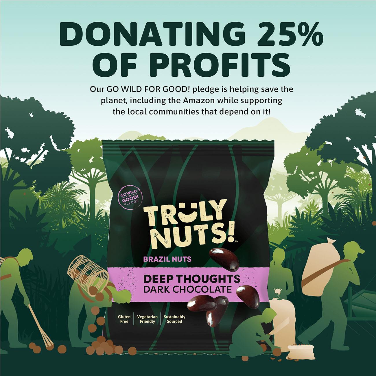 Belgian Dark Chocolate Brazil Nuts 120g - Truly Nuts! - Chocolate - Eco Natural Products