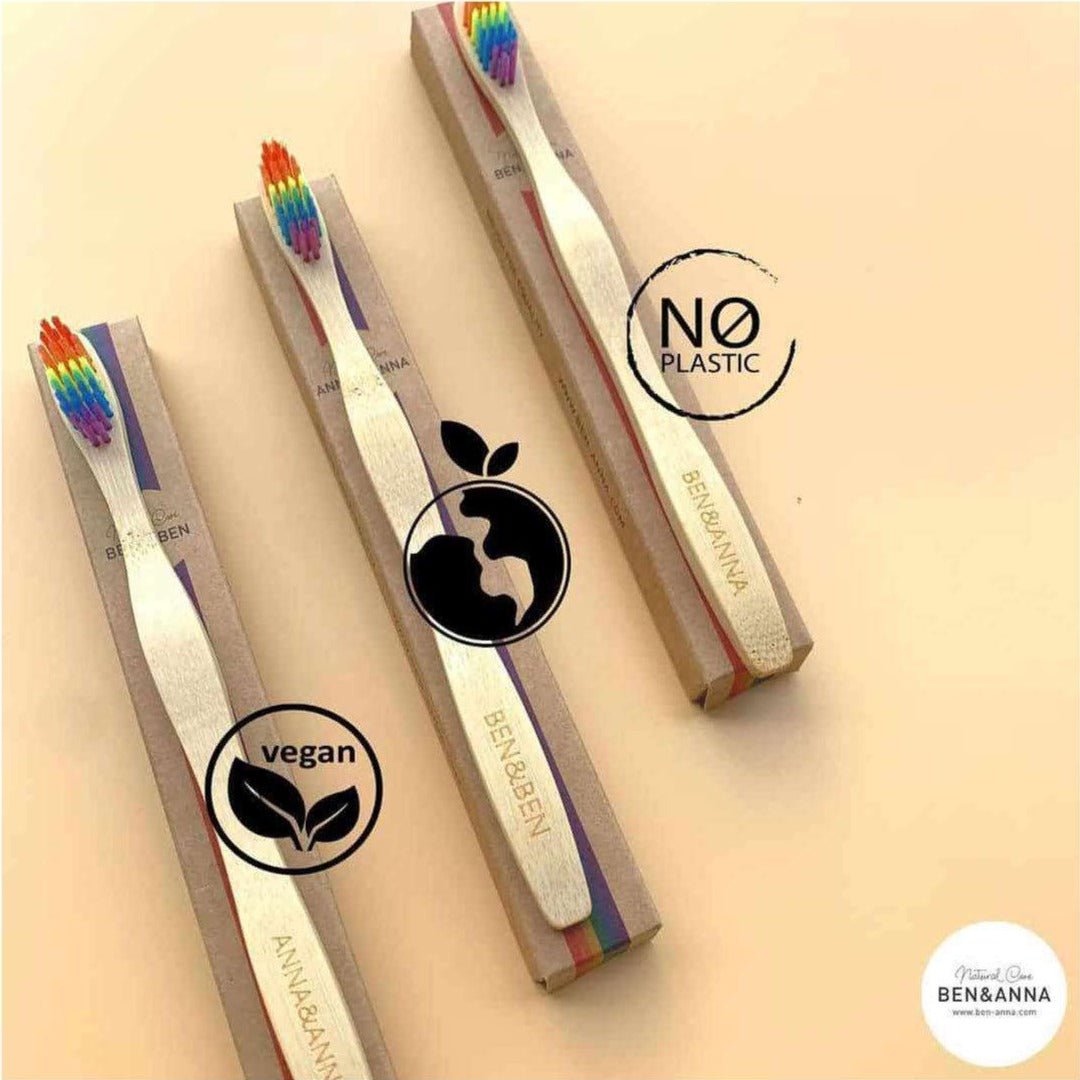 Ben & Ben Equality Bamboo Toothbrush - Ben & Anna - Toothbrush - Eco Natural Products