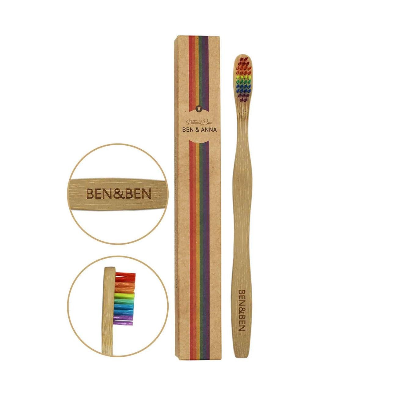Ben & Ben Equality Bamboo Toothbrush - Ben & Anna - Toothbrush - Eco Natural Products