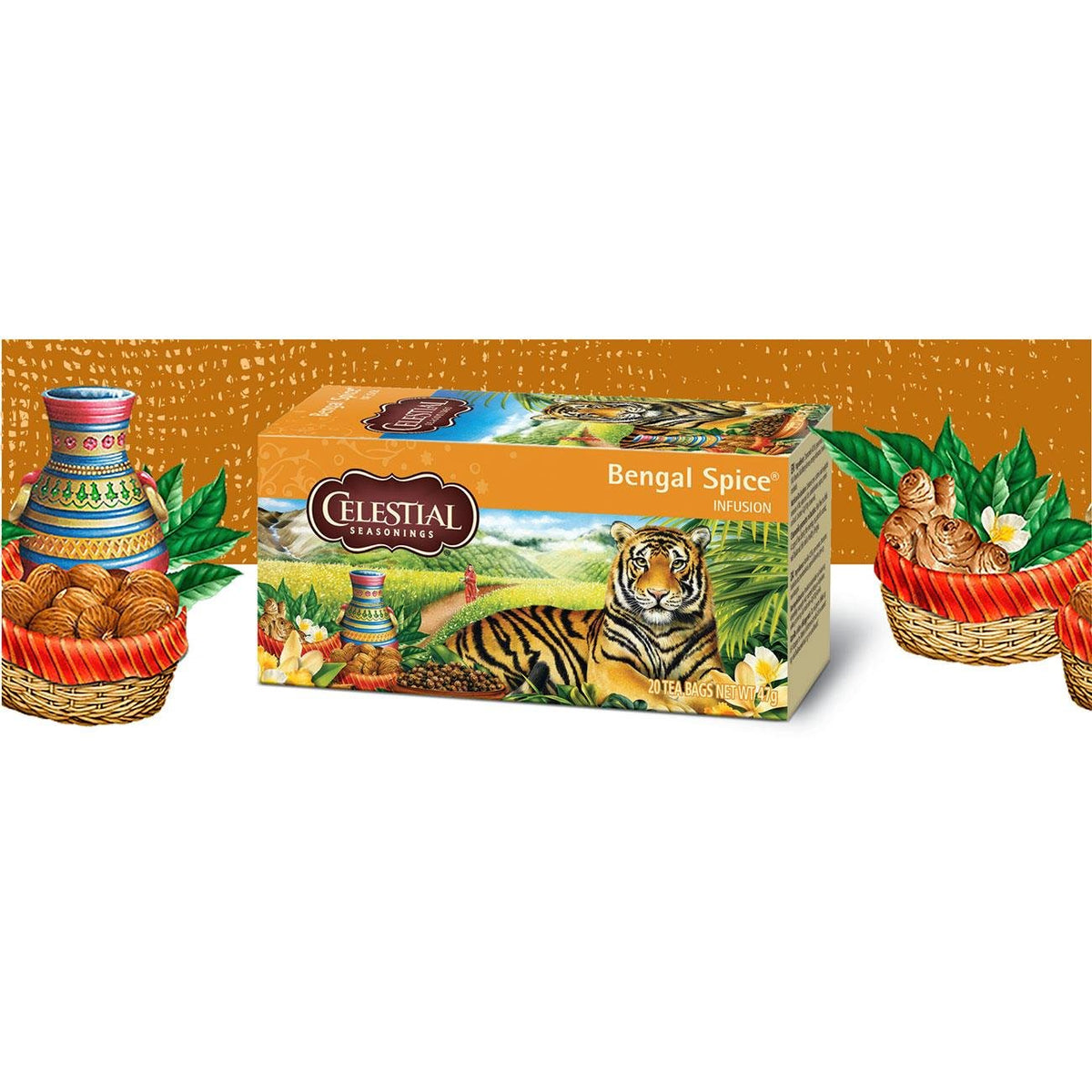 Bengal Spice Herbal Tea 20bags - Celestial Seasonings - Herbal Tea - Celestial Seasonings