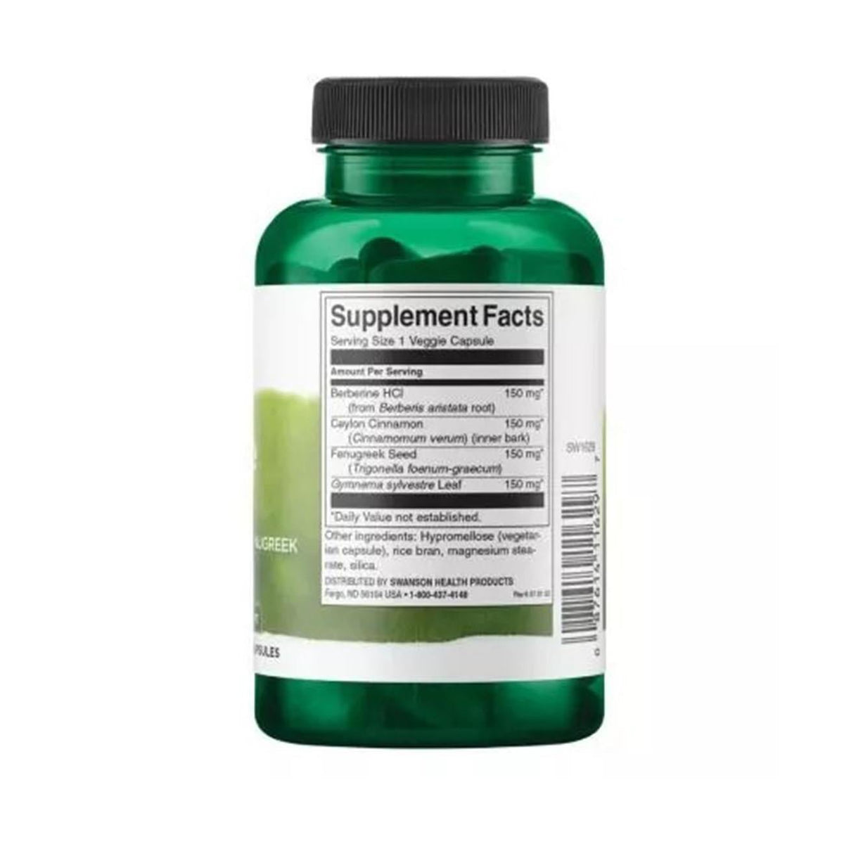 Berberine Complex 90 vcaps - Swanson - Supplement - Eco Natural Products