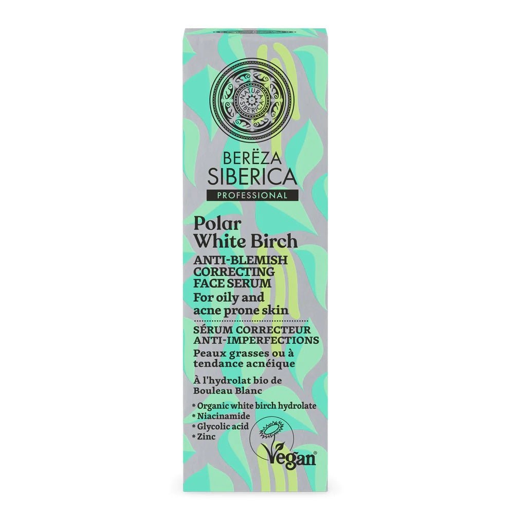 Bereza Anti - blemish Correcting Face Serum 30ml - Eco Natural Products - Natura Siberica - Serum