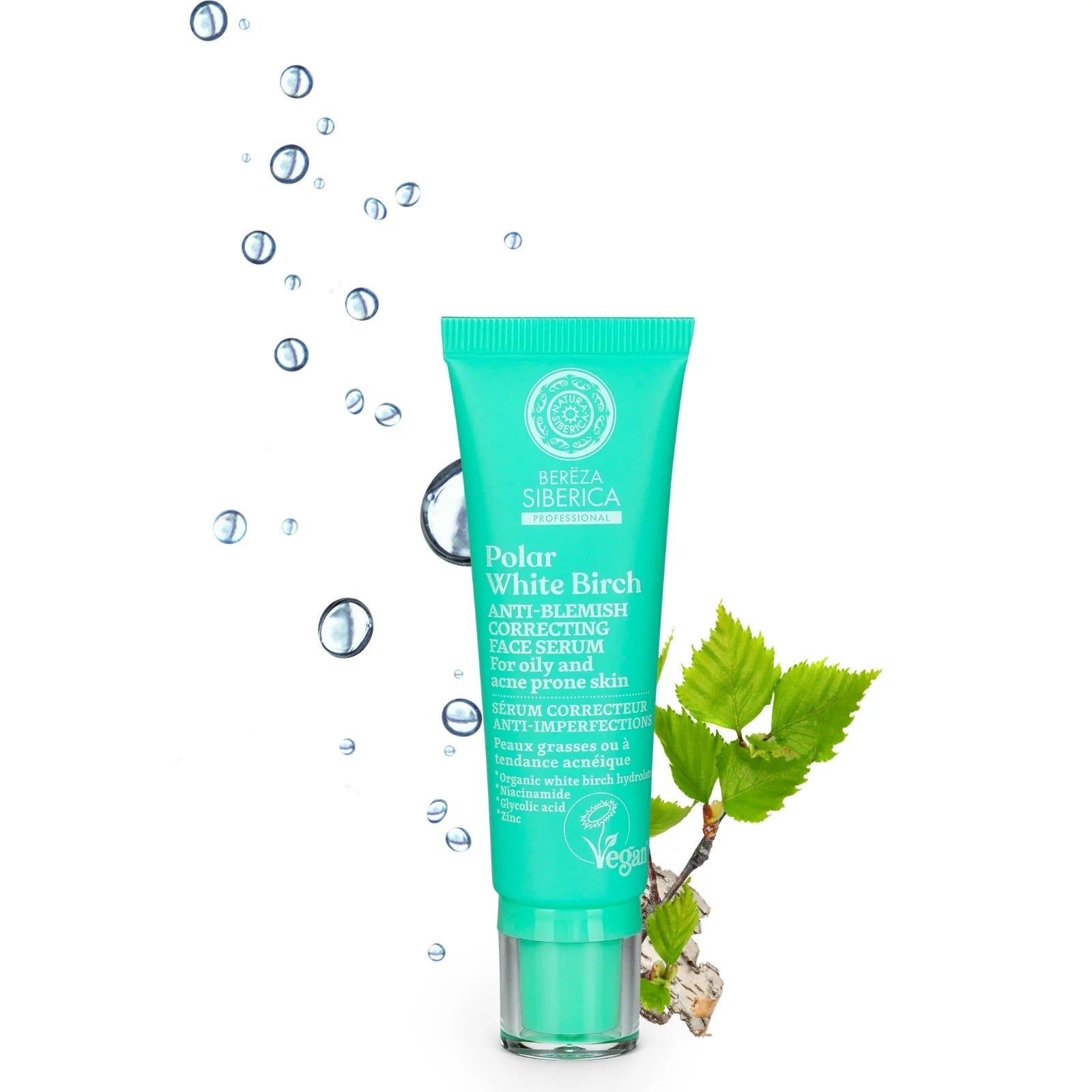 Bereza Anti - blemish Correcting Face Serum 30ml - Natura Siberica - Serum - Eco Natural Products