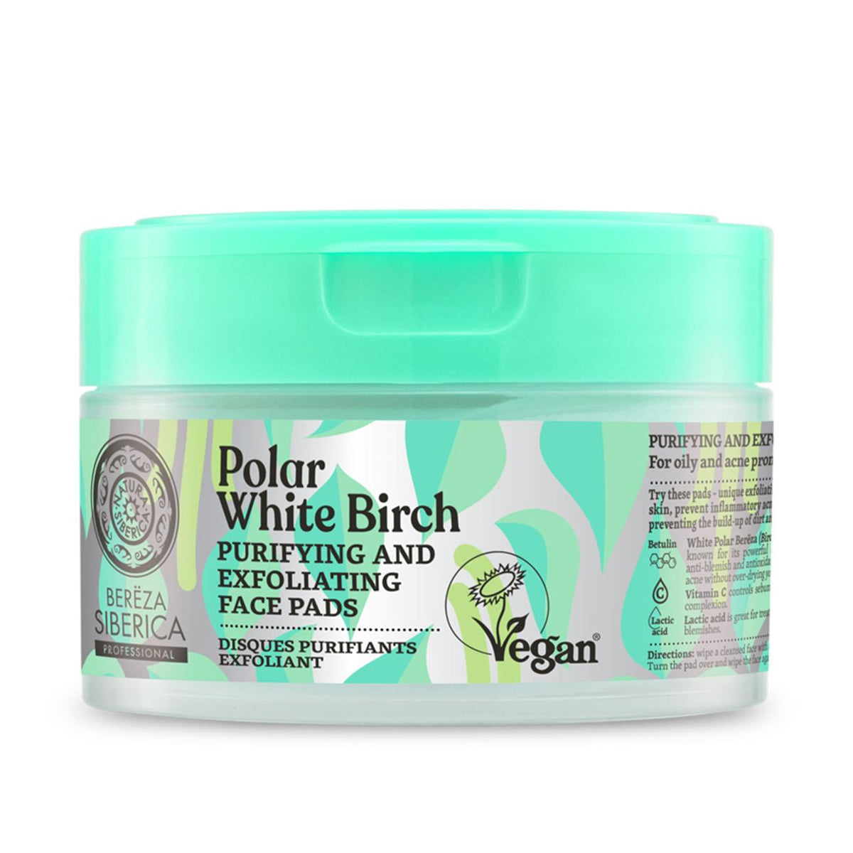 Bereza Purifying & Exfoliating Face Pads 20pcs - Natura Siberica - Pads - Eco Natural Products