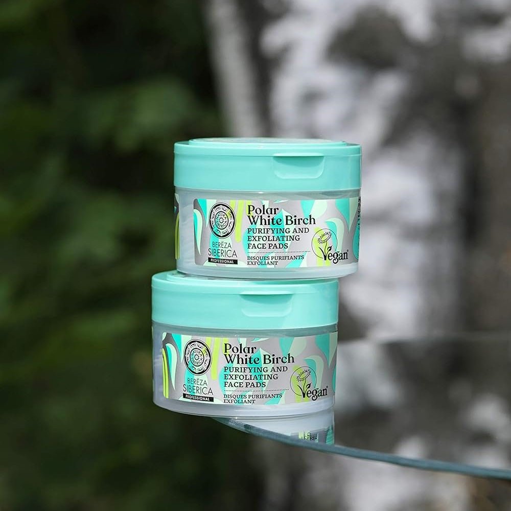 Bereza Purifying & Exfoliating Face Pads 20pcs - Natura Siberica - Pads - Eco Natural Products
