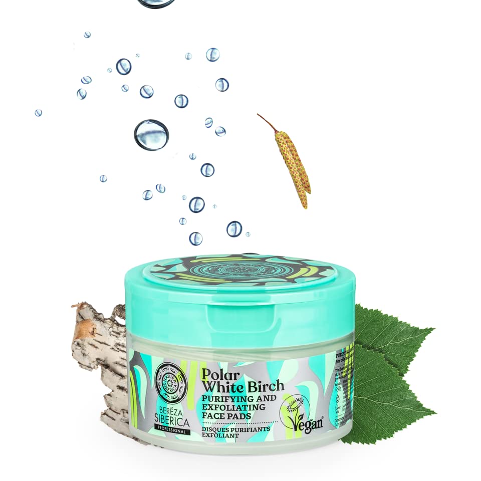 Bereza Purifying & Exfoliating Face Pads 20pcs - Natura Siberica - Pads - Eco Natural Products
