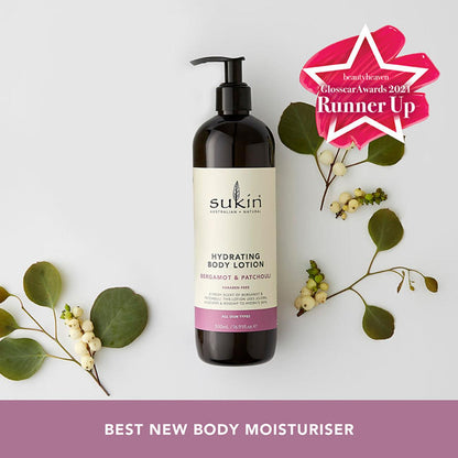 Bergamot & Patchouli Hydrating Body Lotion 500ml - Sukin - Body lotion - Eco Natural Products