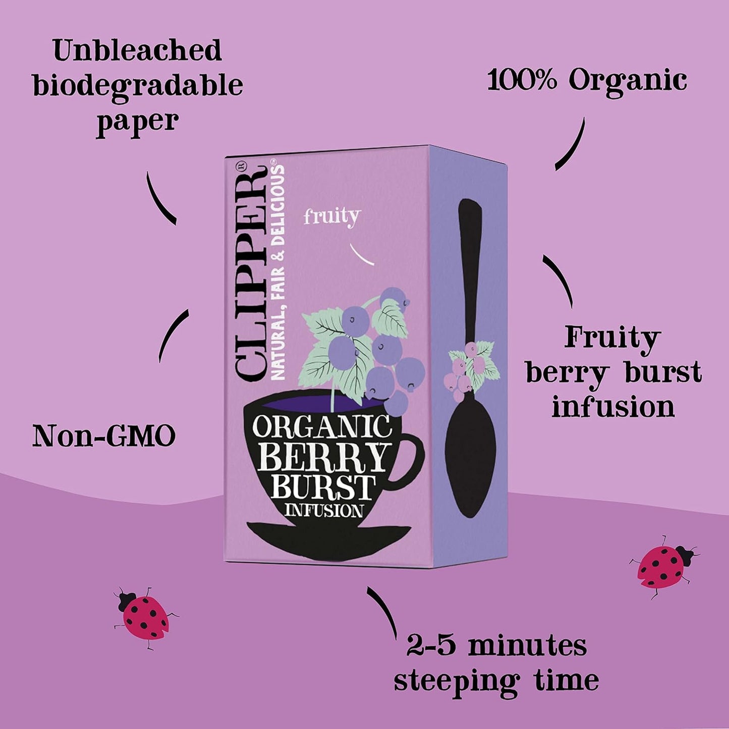 Berry Burst Infusion 25 Bags - Clipper - Herbal Infusion - Clipper
