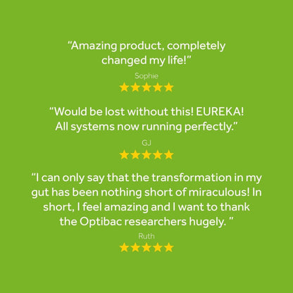 Bifidobacteria and Fibre 10 Sachets - OptiBac Probiotics - Vitamins & Supplements - Eco Natural Products