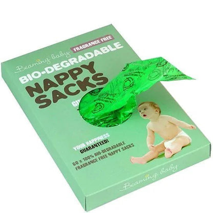 Bio - Degradable Nappy Sacks Fragrance Free 60 - Beaming Baby - Nappy Sacks - Eco Natural Products