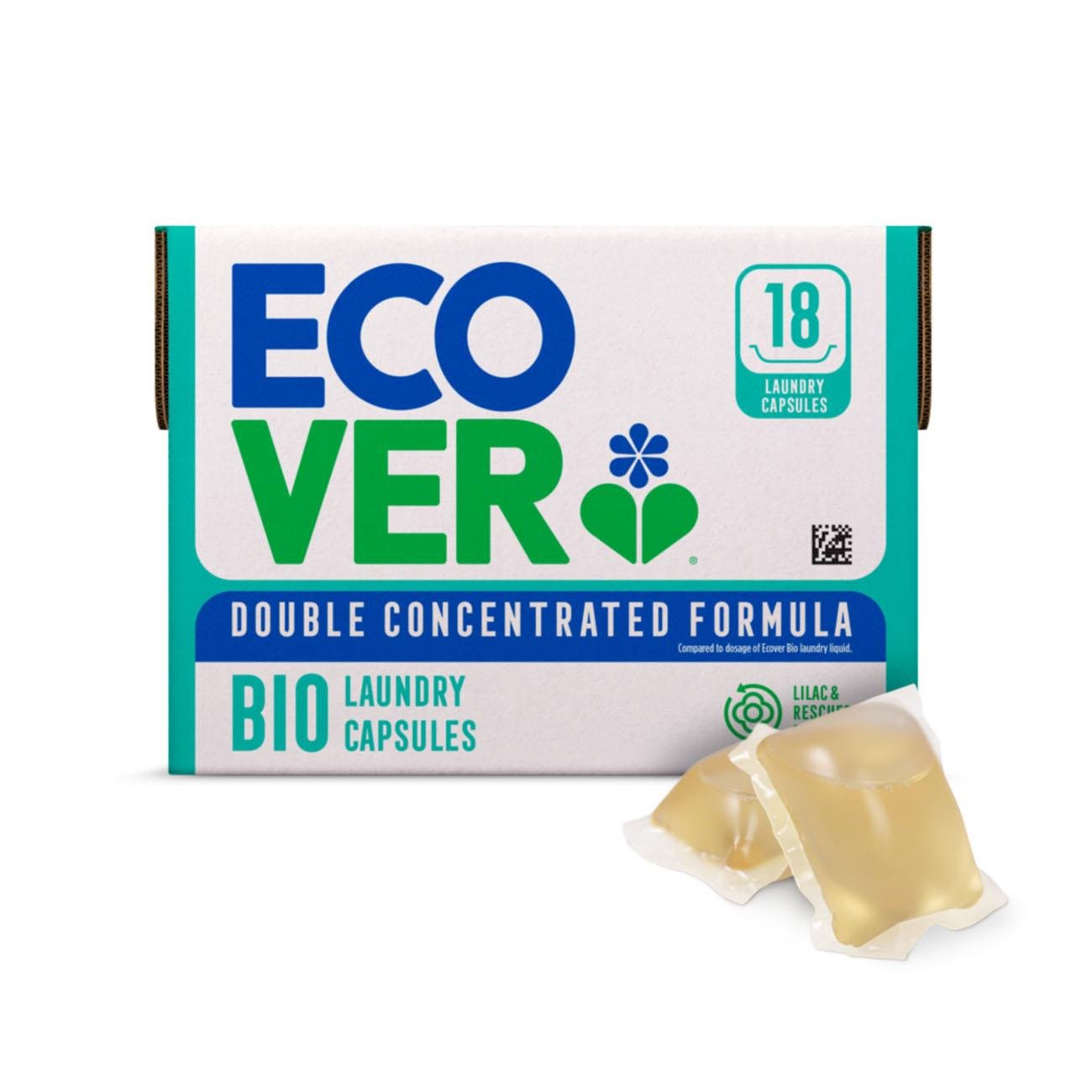 Bio Laundry Capsules 18 Capsules - Eco Natural Products - Ecover - Laundry