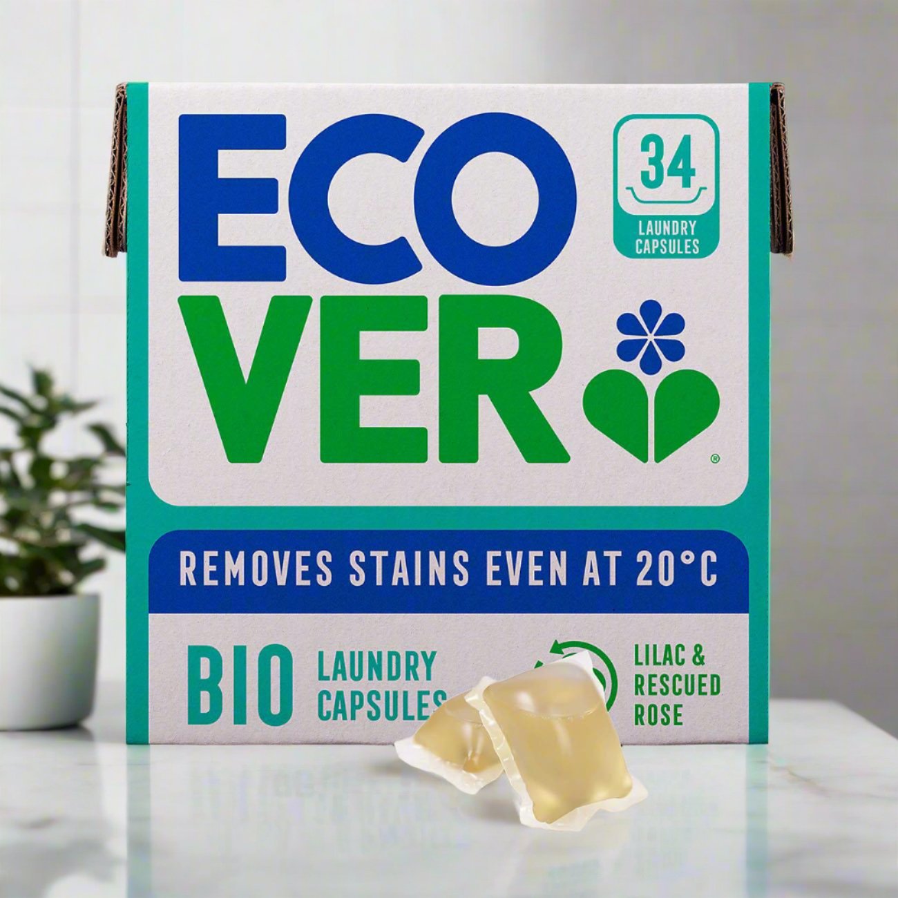 Bio Laundry Capsules 34 Capsules - Eco Natural Products - Ecover - Laundry