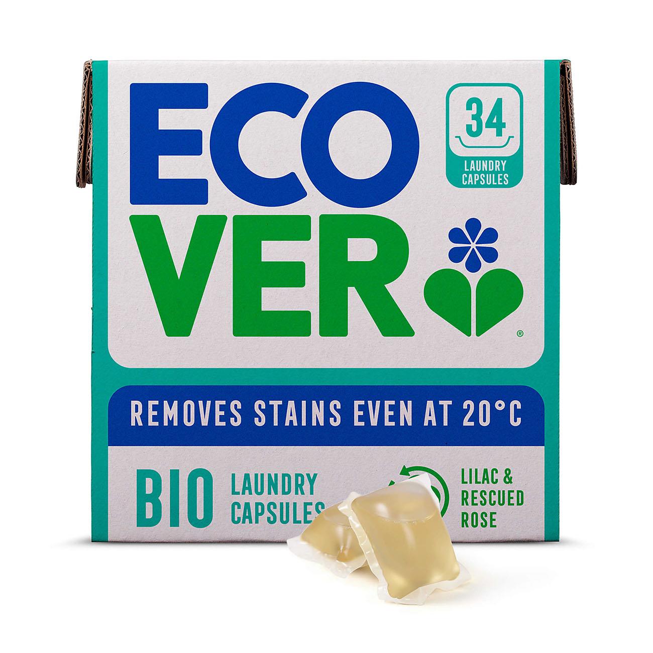 Bio Laundry Capsules 34 Capsules - Eco Natural Products - Ecover - Laundry