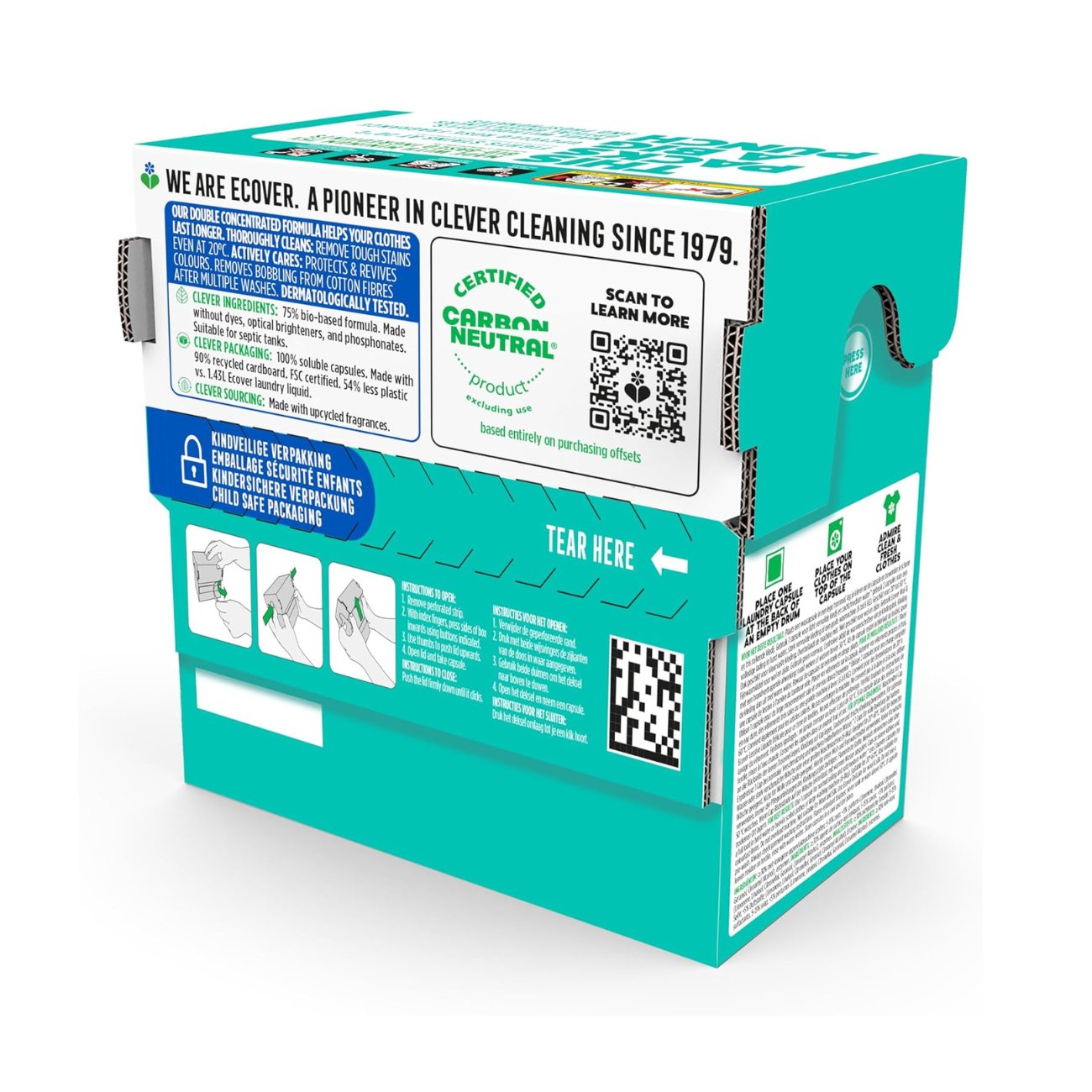 Bio Laundry Capsules 34 Capsules - Ecover - Laundry - Eco Natural Products