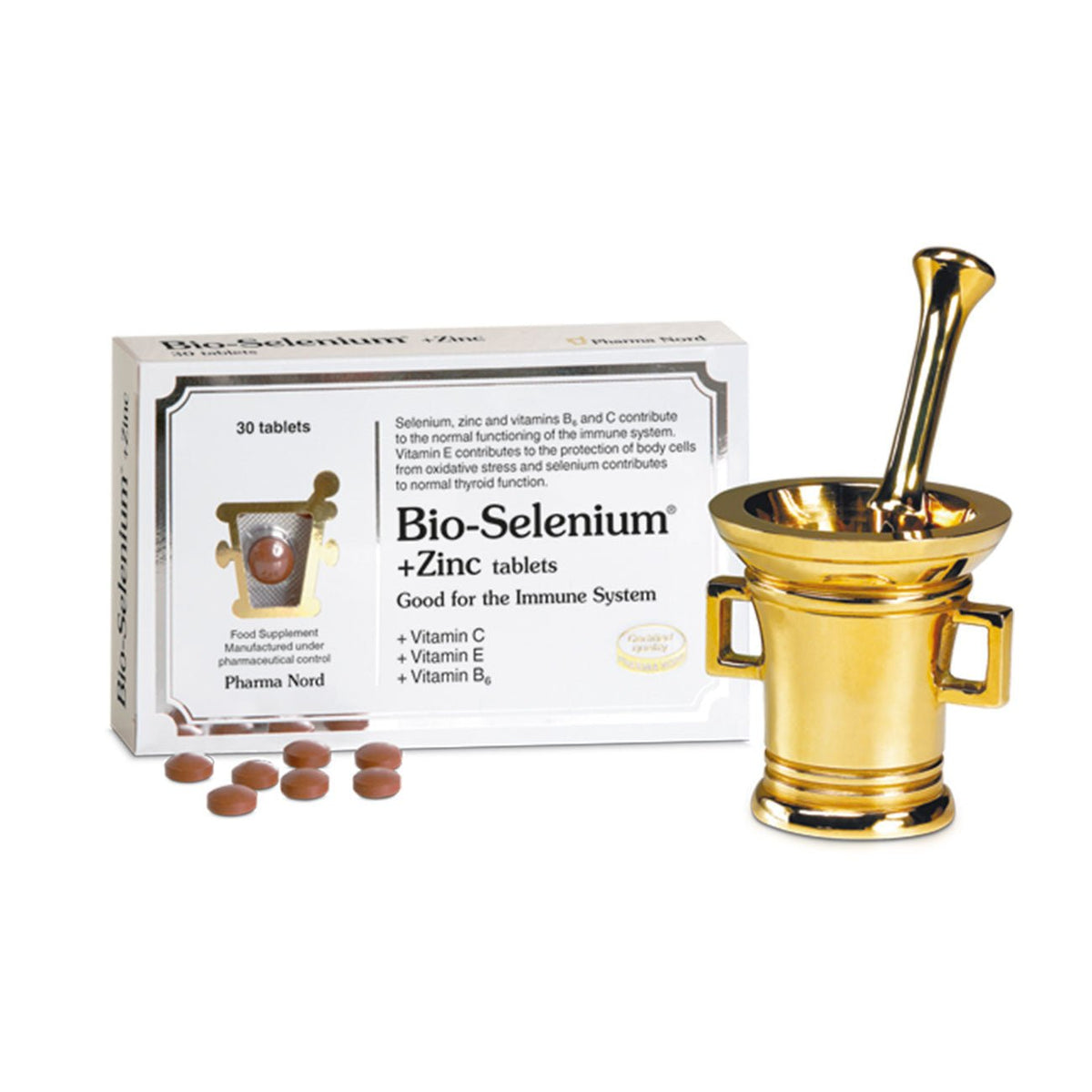 Bio - Selenium + Zinc 30 Tablets - Pharma Nord - Supplement - Eco Natural Products