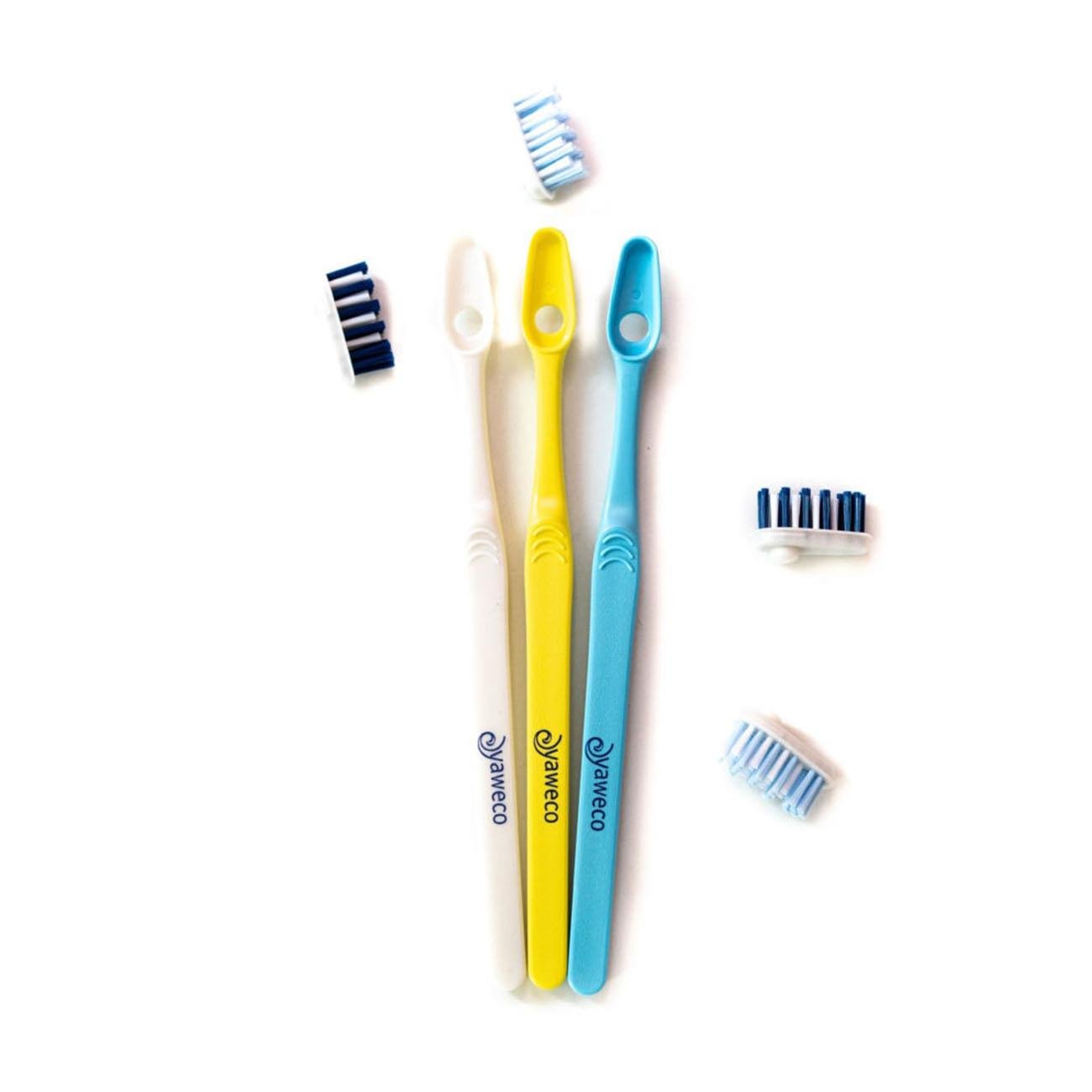 Biobased* Nature Medium Refill 4 Heads - Eco Natural Products - Yaweco - Toothbrush refill heads