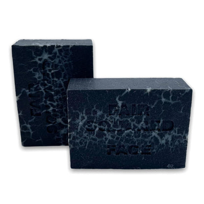 Black All Skin Types Facial Soap 2x80g - Fair Squared - Facial soap - Eco Natural Products