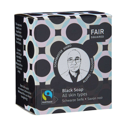 Black All Skin Types Facial Soap 2x80g - Fair Squared - Facial soap - Eco Natural Products