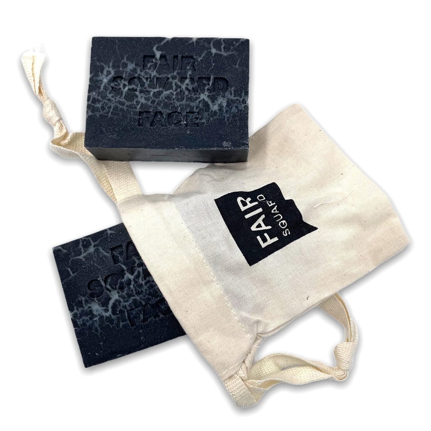 Black All Skin Types Facial Soap 2x80g - Fair Squared - Facial soap - Eco Natural Products