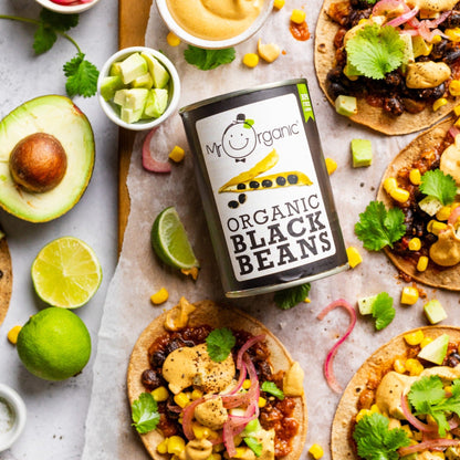 Black Beans Tin 400g - Mr Organic - Beans - Eco Natural Products
