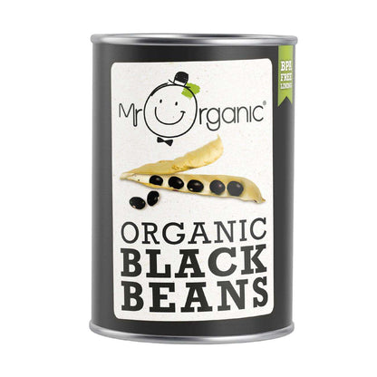 Black Beans Tin 400g - Mr Organic - Beans - Eco Natural Products