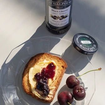 Black Cherries Fruit Spread 284g - Eco Natural Products - St Dalfour - Canned & Jarred Fruits