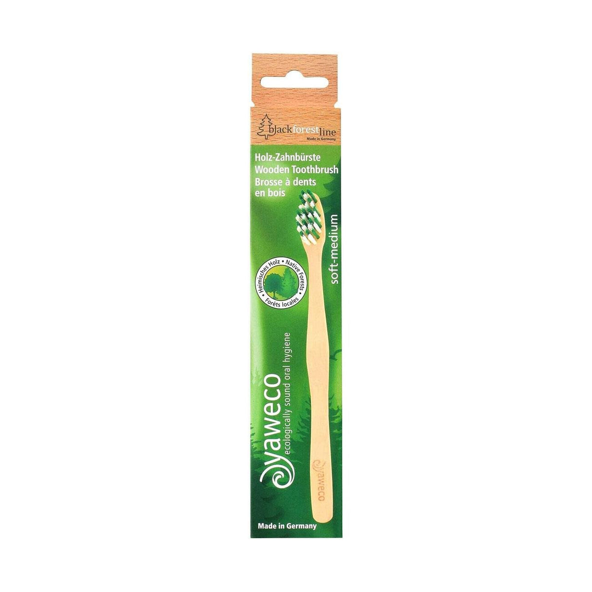 Black Forest Adult Toothbrush - Yaweco - Toothbrush - Eco Natural Products