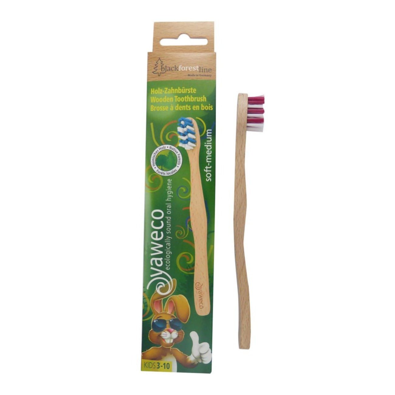 Black Forest Childrens Toothbrush - Eco Natural Products - Yaweco - Toothbrush children