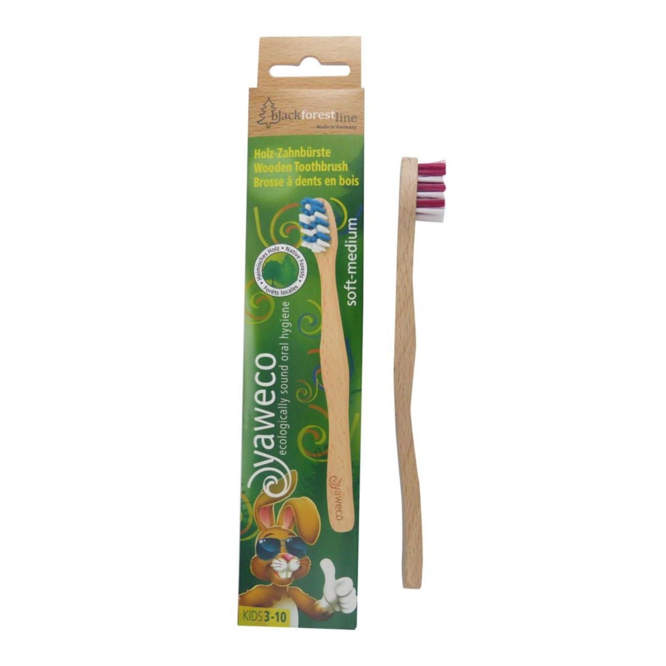 Black Forest Children Toothbrush - Yaweco - Toothbrush children - Eco Natural Products