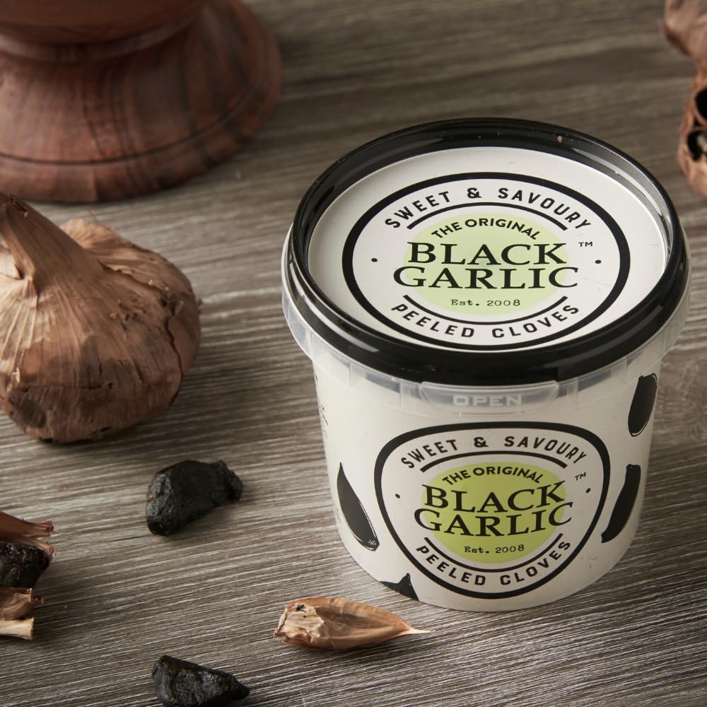 Black Garlic Cloves 50g - Eco Natural Products - Balsajo Black Garlic - Condiments & Sauces