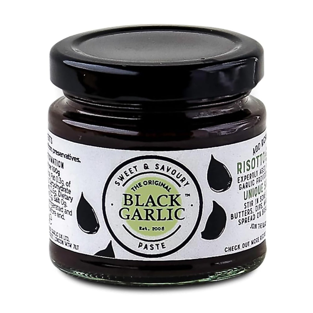 Black Garlic Paste 100g - Balsajo Black Garlic - Condiments & Sauces - Eco Natural Products