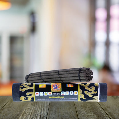 Black Mahakala Sticks - Tibetan Incense Sticks - Incense - Eco Natural Products