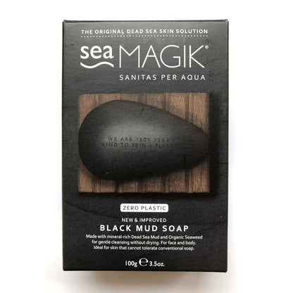Black Mud Soap 100g - Dead Sea Spa Magik - Bar Soap - Eco Natural Products