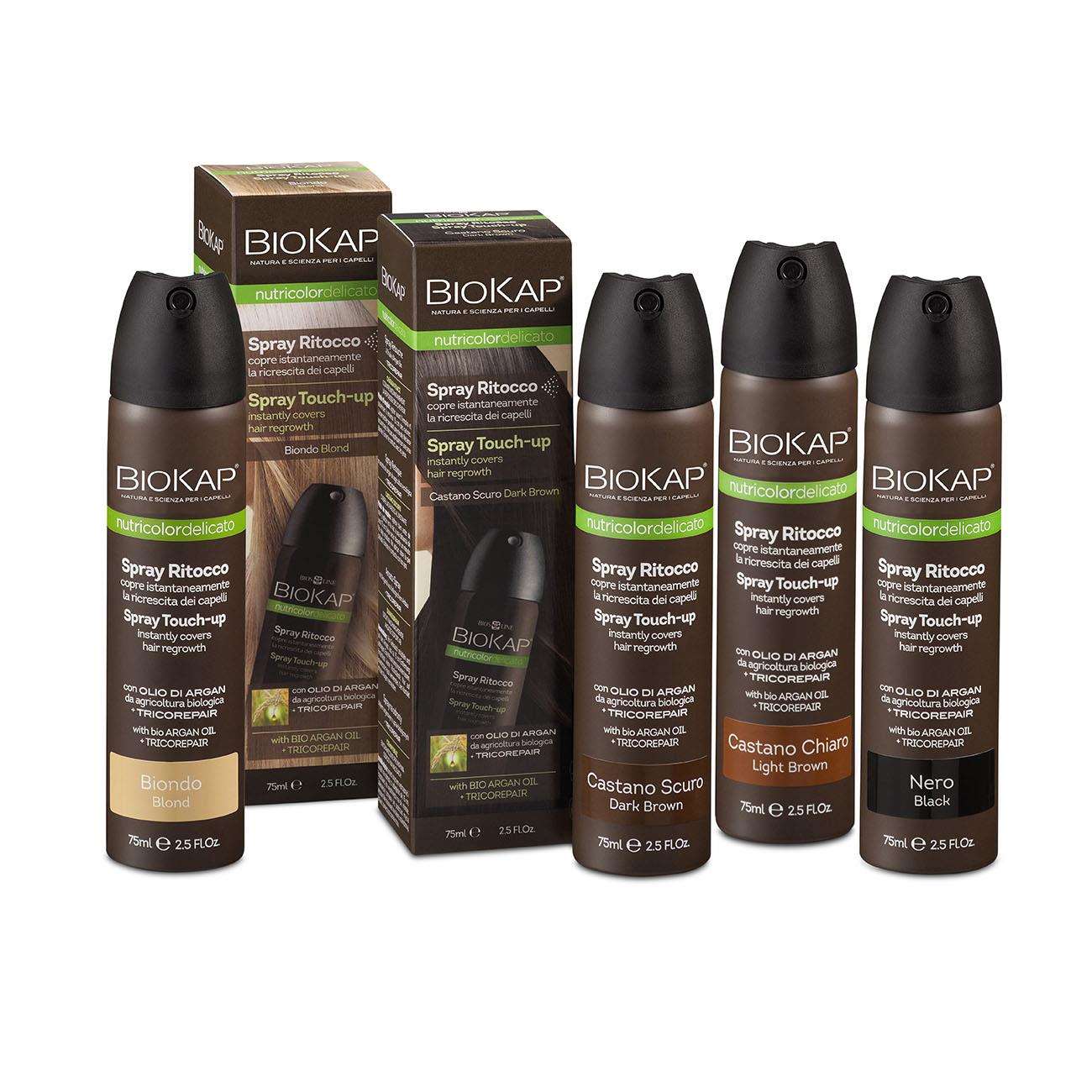 Black Root Touch Up Spray 75ml - BioKap - Eco Natural Products