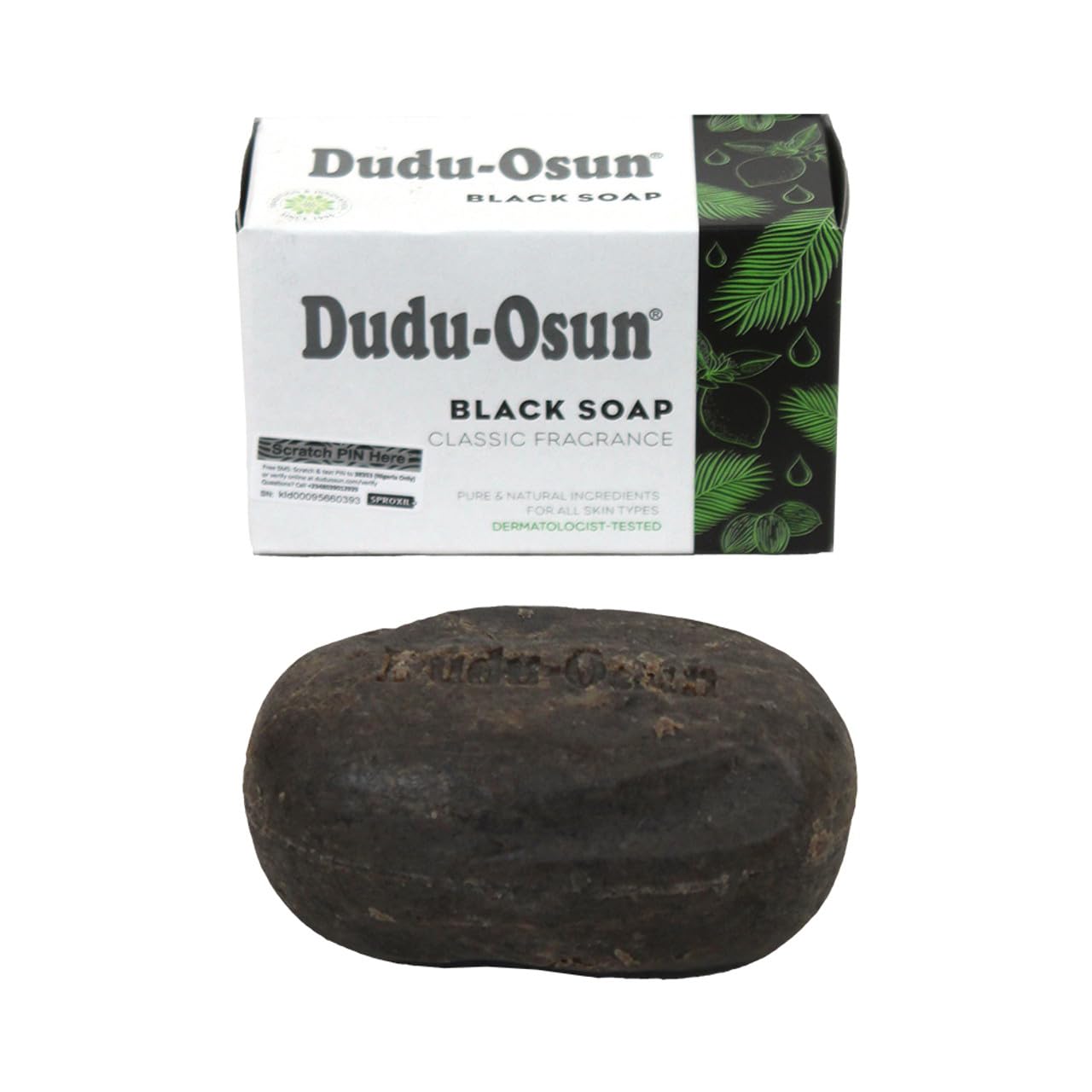 Black Soap Classic Fragrance 150g - Dudu - Osun - Bar Soap - Eco Natural Products