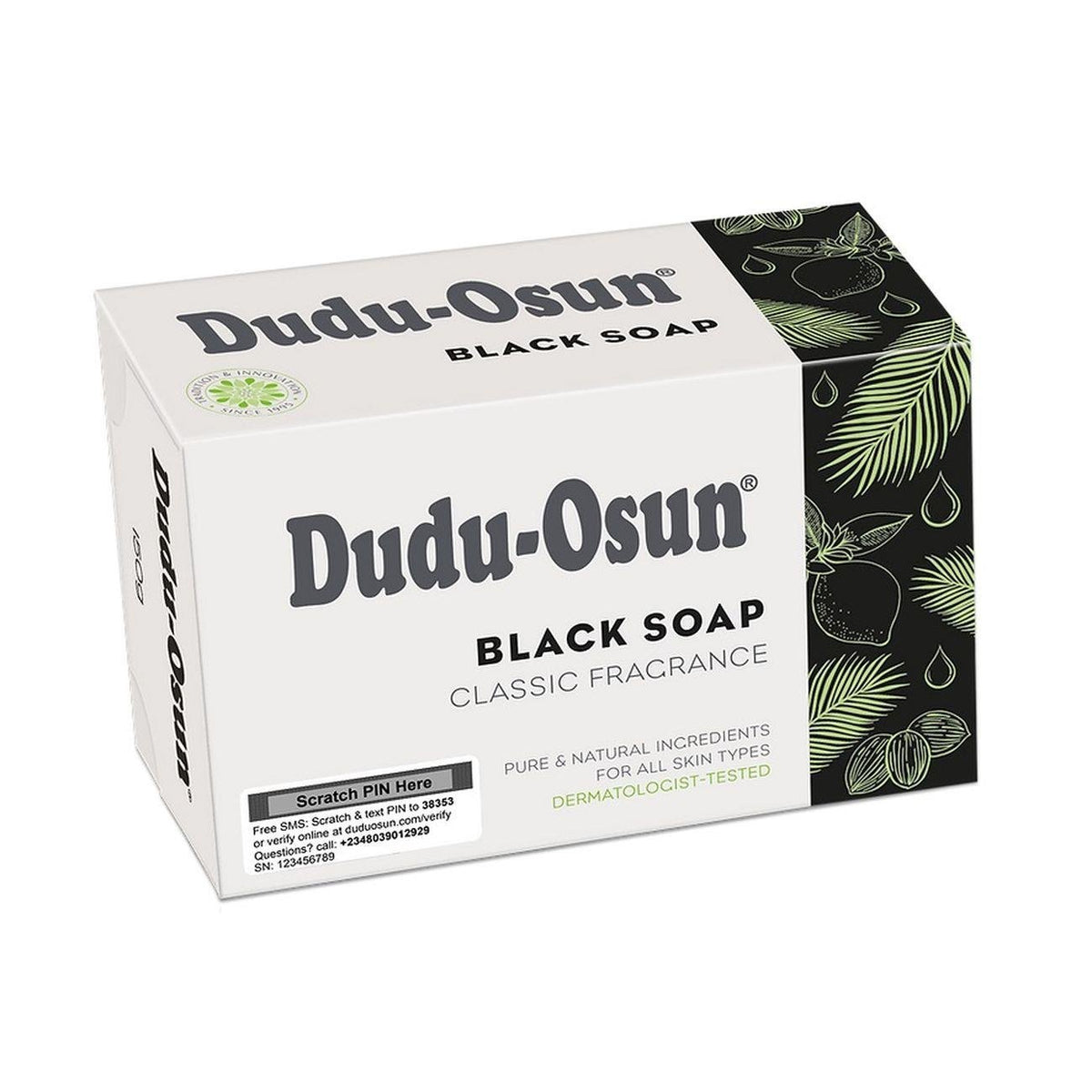 Black Soap Classic Fragrance 150g - Dudu - Osun - Bar Soap - Eco Natural Products