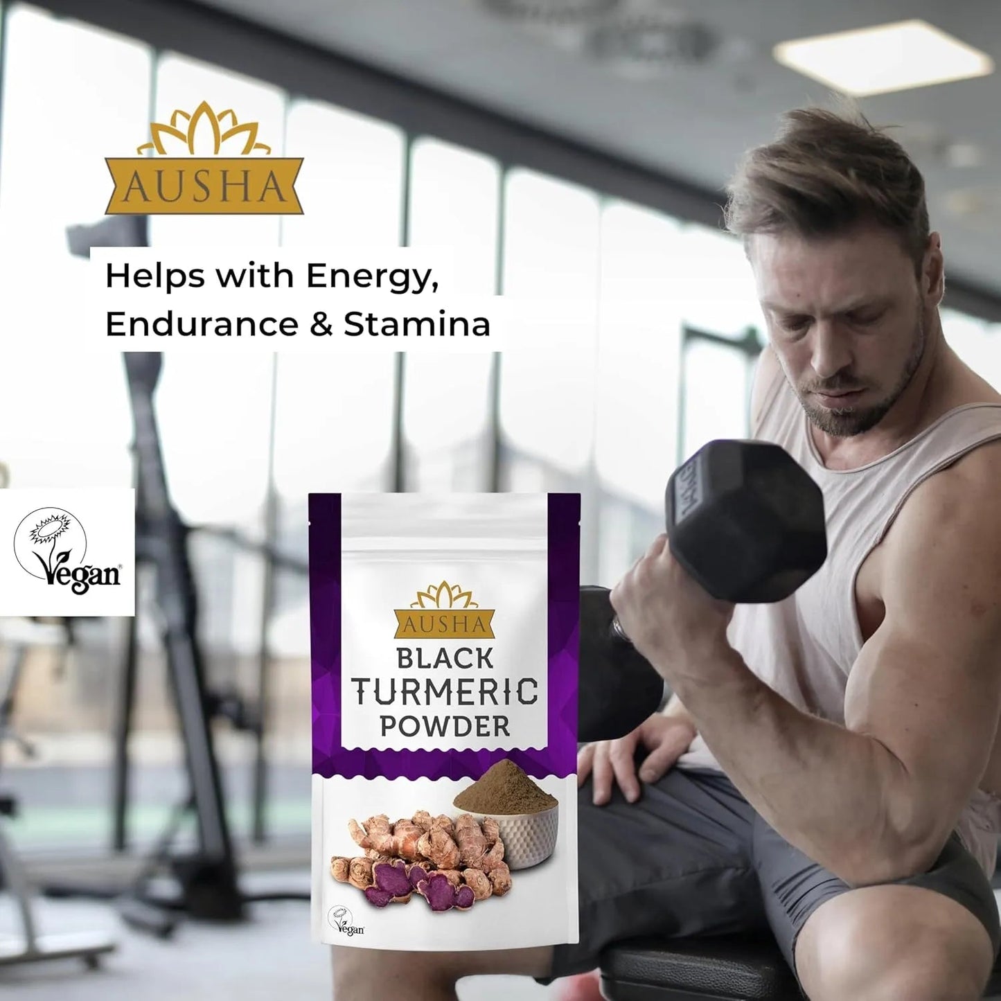 Black Turmeric Powder 100g - Ausha - Herbs & Spices - Ausha