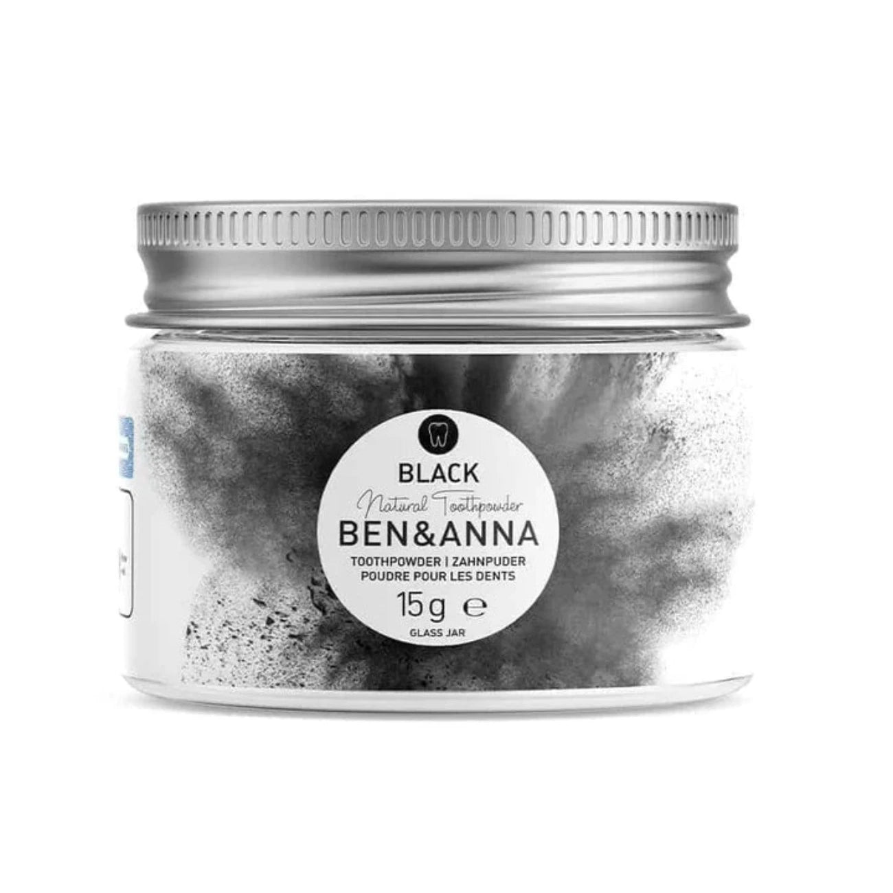 Black Whitening Toothpowder 15g - Eco Natural Products - Ben & Anna - Toothpaste