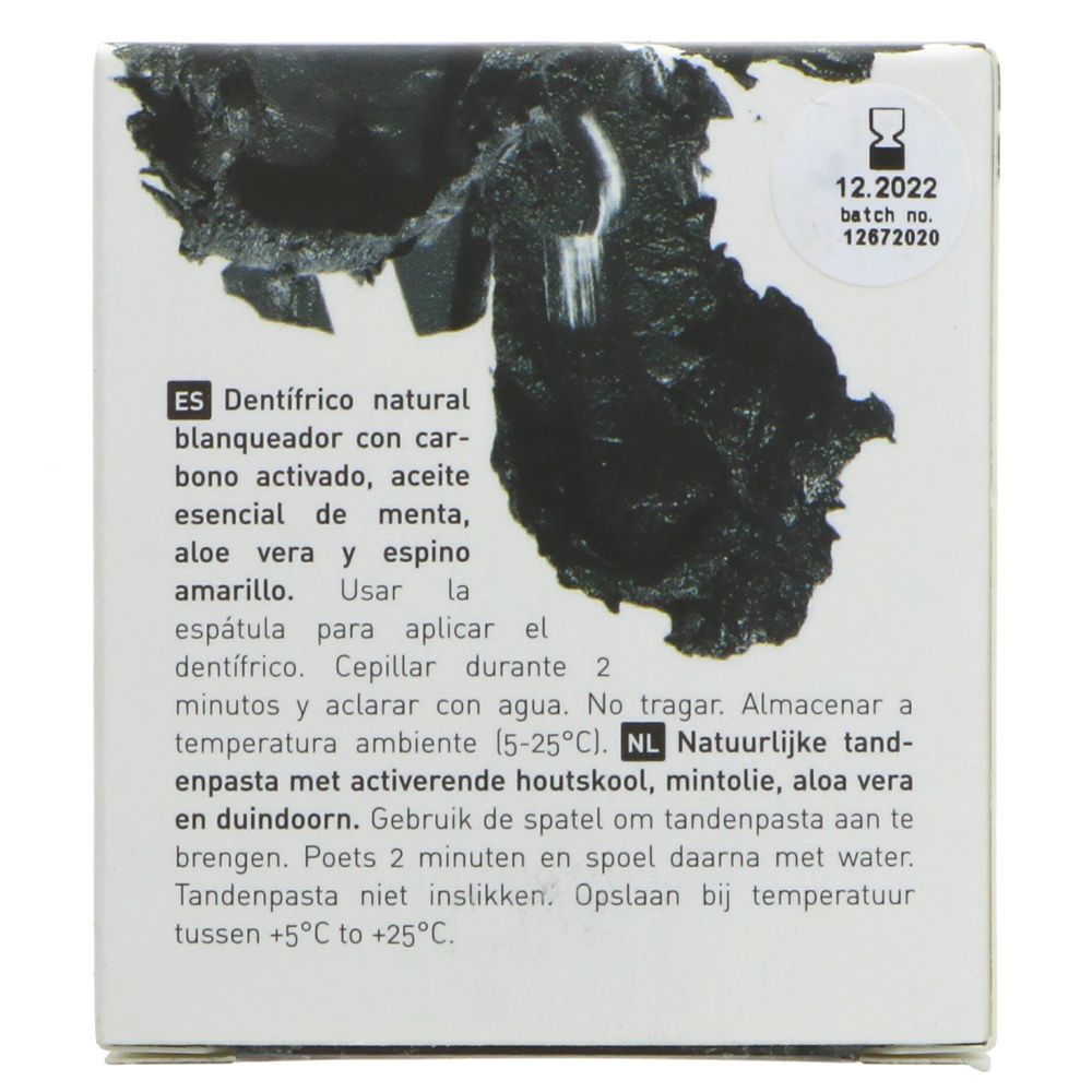 Black with Activated Charcoal Toothpaste 100ml - Ben & Anna - Toothpaste - Eco Natural Products