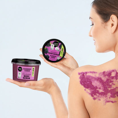 Blackberry and Sugar Polishing Body Scrub 250 ml - Organic Shop - Body Scrub - Eco Natural Products