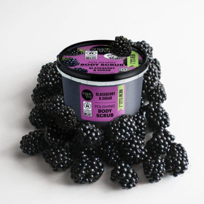 Blackberry and Sugar Polishing Body Scrub 250 ml - Organic Shop - Body Scrub - Eco Natural Products