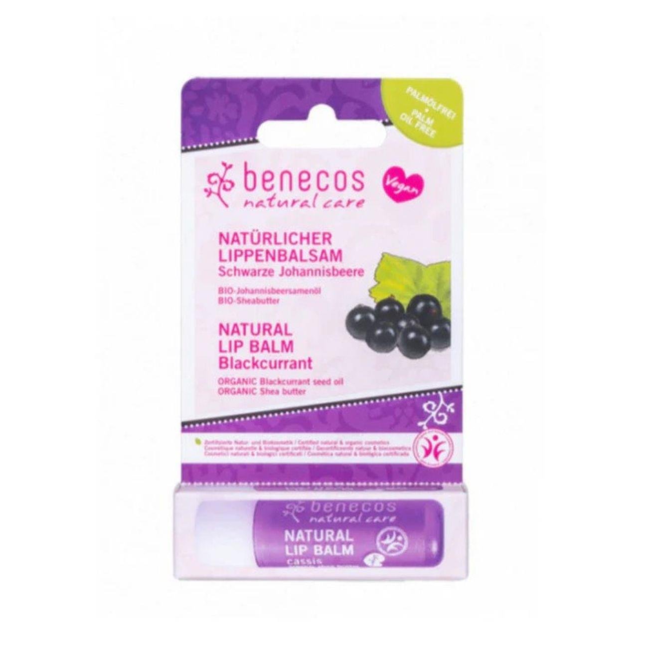 Blackcurrant Lipbalm 4.7g BBE 01.2025 - Benecos - Benecos