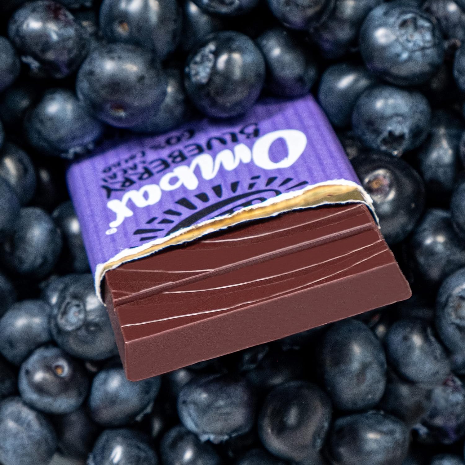 Blueberry Acai 60% Cacao Chocolate Bar 35g - Eco Natural Products - Ombar - Chocolate Bar